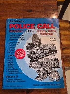 RadioShack Police Call Frequency Guide — Blue Cover (2005 Edition)